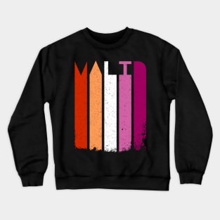 Valid Lesbian Pride Crewneck Sweatshirt